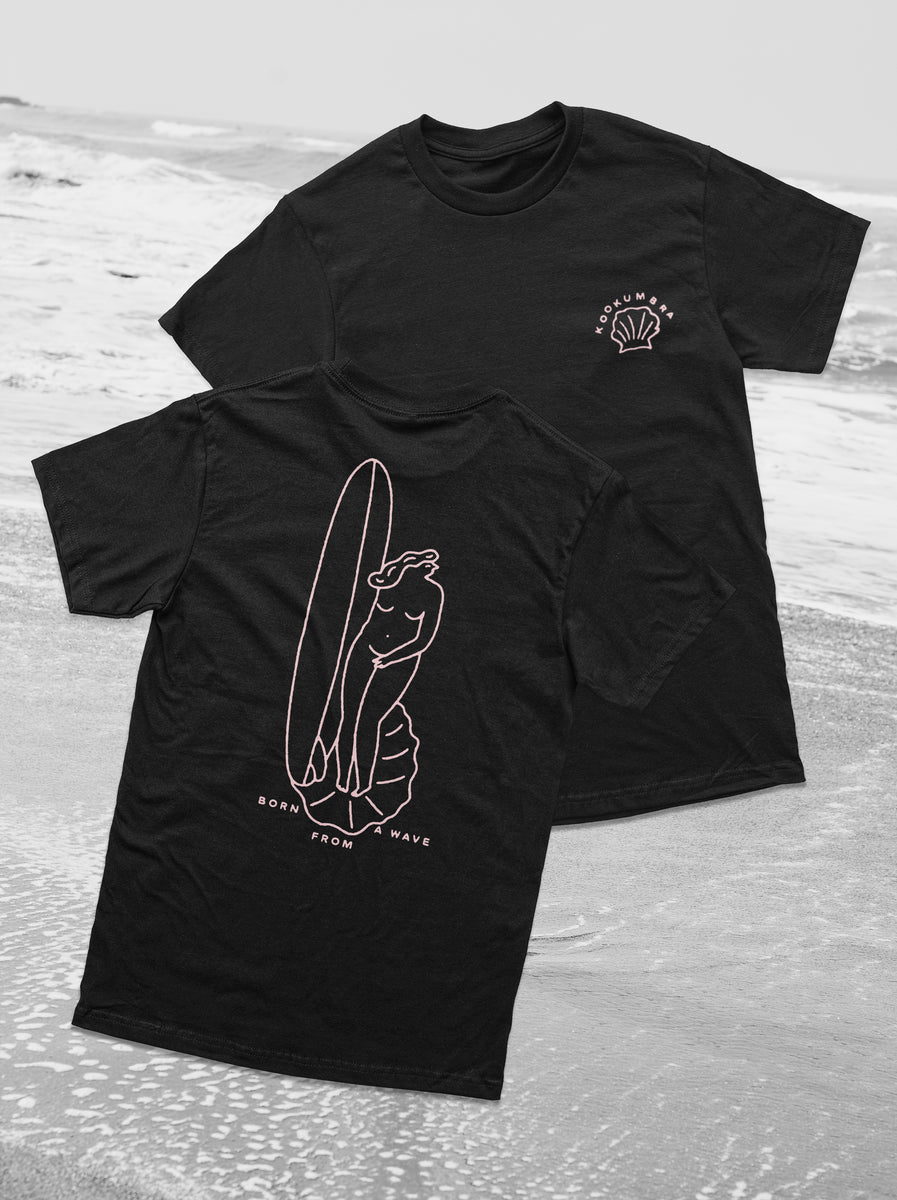 Born from a wave - Unisex organic cotton t-shirt – Kookumbra