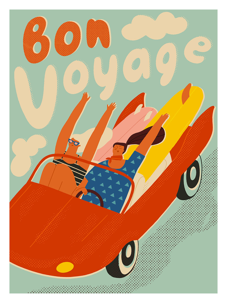 Bon Voyage - Art Print – Kookumbra