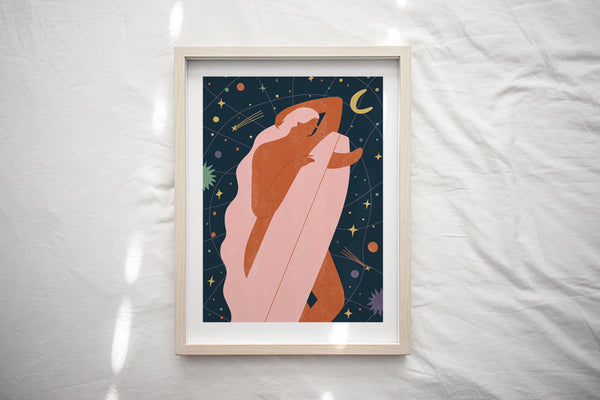 Whole universe in my hands- Art Print