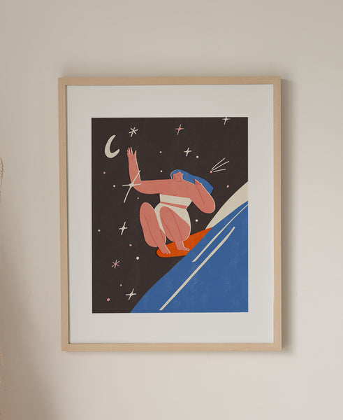 Under the stars - Art Print
