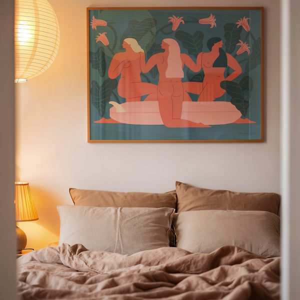 Sisters in Log - Limited Edition Print