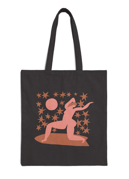 May all beings be happy - Cotton Canvas Tote Bag