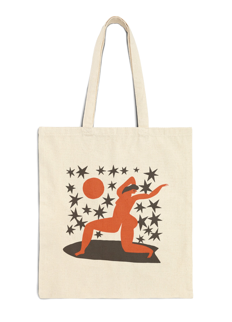 May all beings be happy - Cotton Canvas Tote Bag