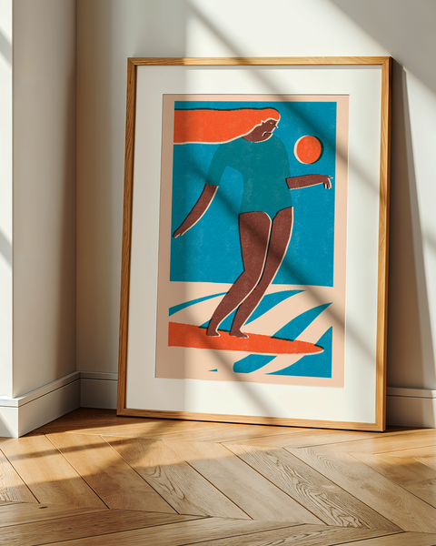 Play with the sun - Art Print