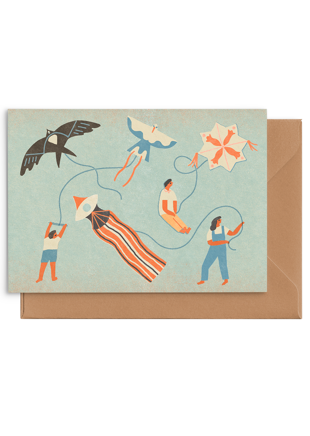 Bali Kites - Greeting Card