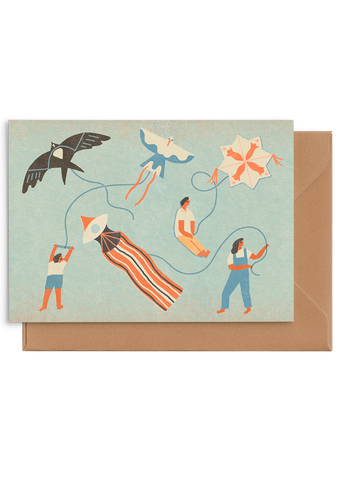 Bali Kites - Greeting Card