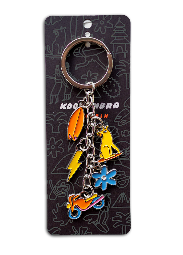 Beach Bums Keychain