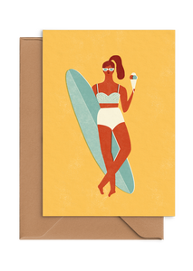 Beach girl - Card