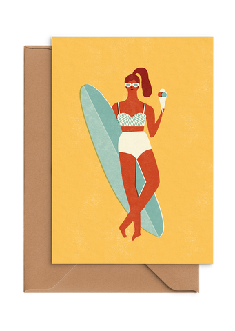 Beach girl - Card