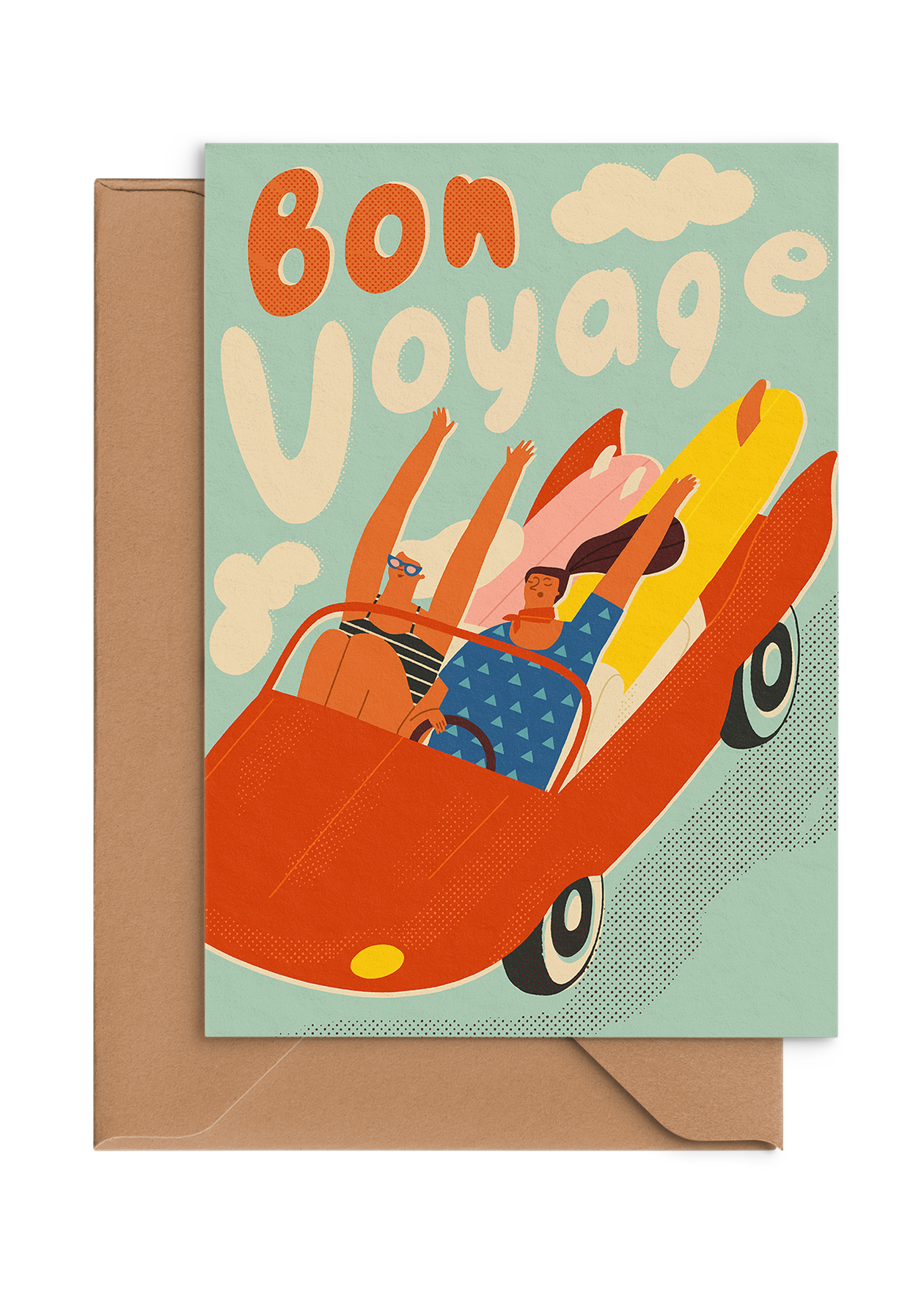 Bon Voyage, girl! - Card