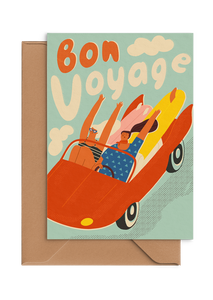 Bon Voyage, girl! - Card