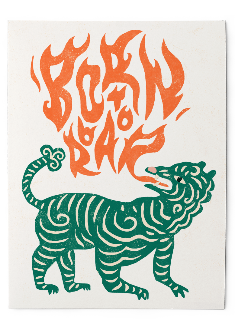 Born to Roar - Art print