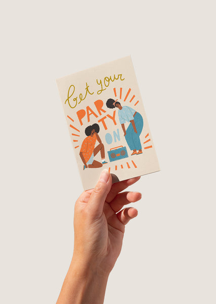 Party On - Greeting Card