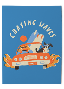 Chasing Waves - Art Print