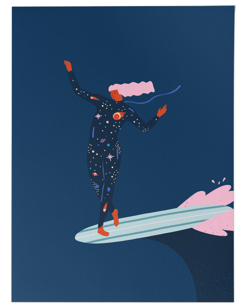 Cosmic Girl - Art Print