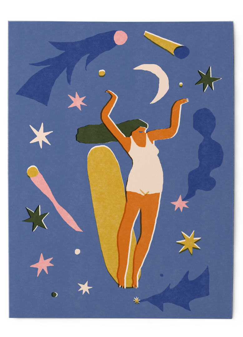 Dance with the stars - Art Print