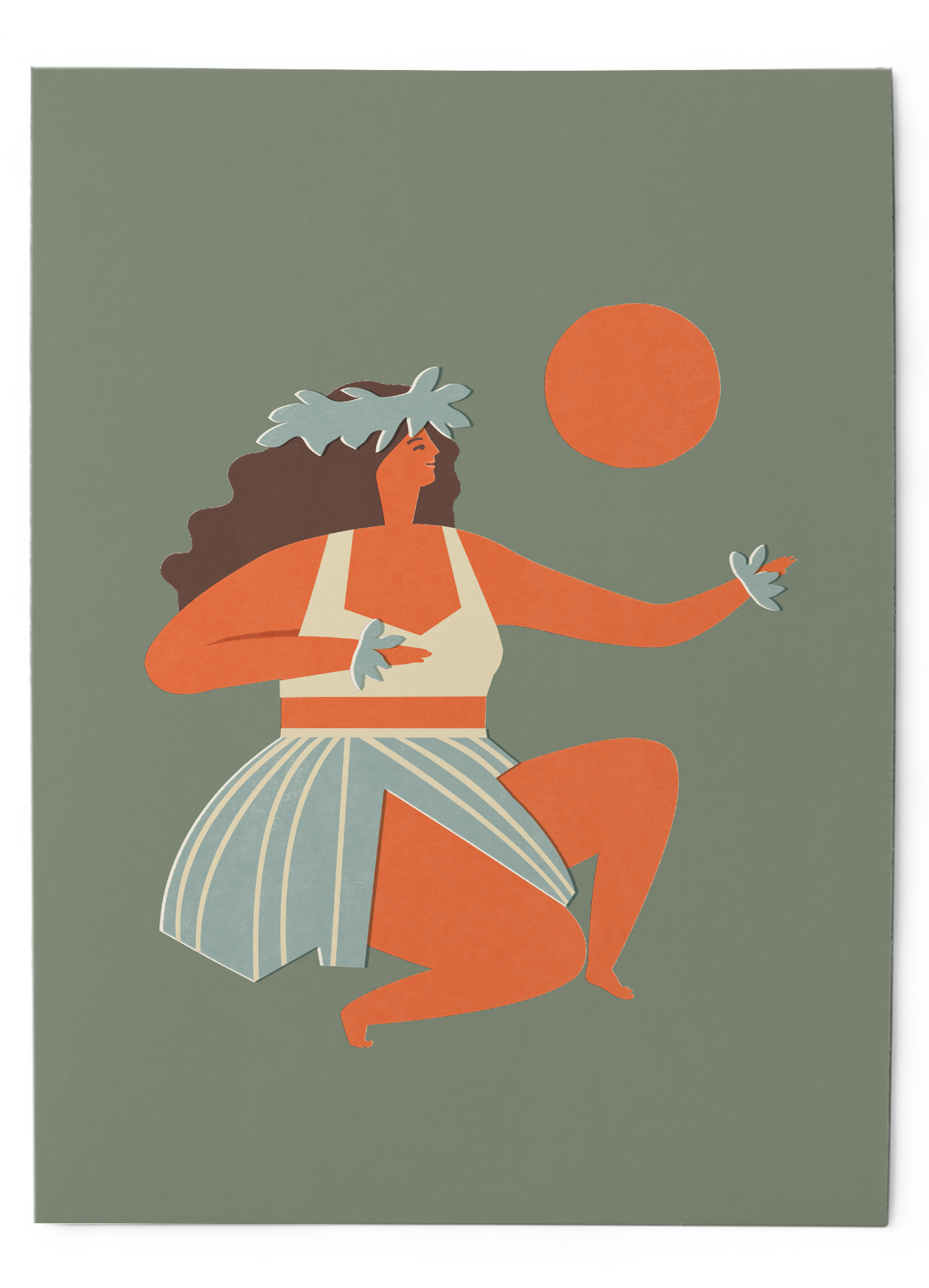 Hula Girl - Art Print