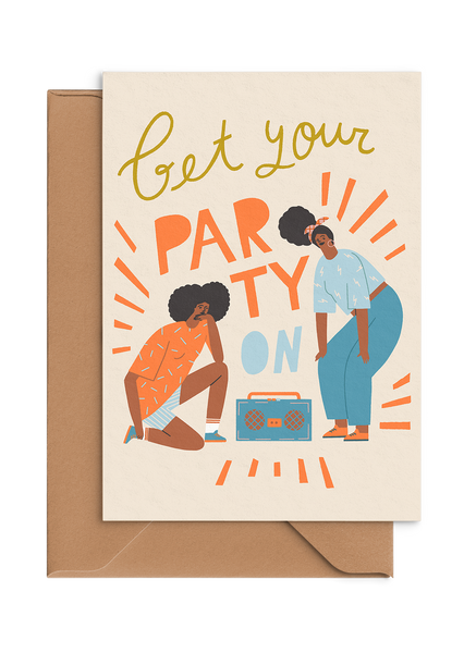 Party On - Greeting Card