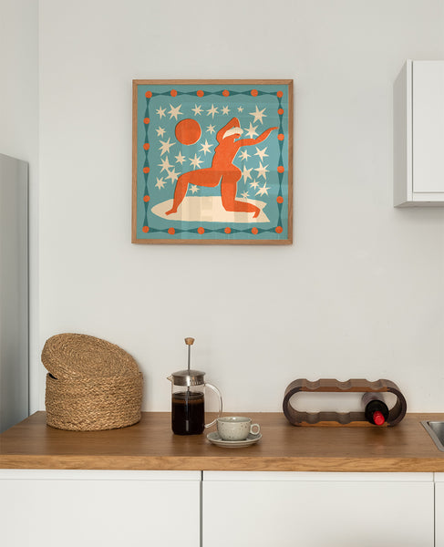 May all beings be happy - Art Print