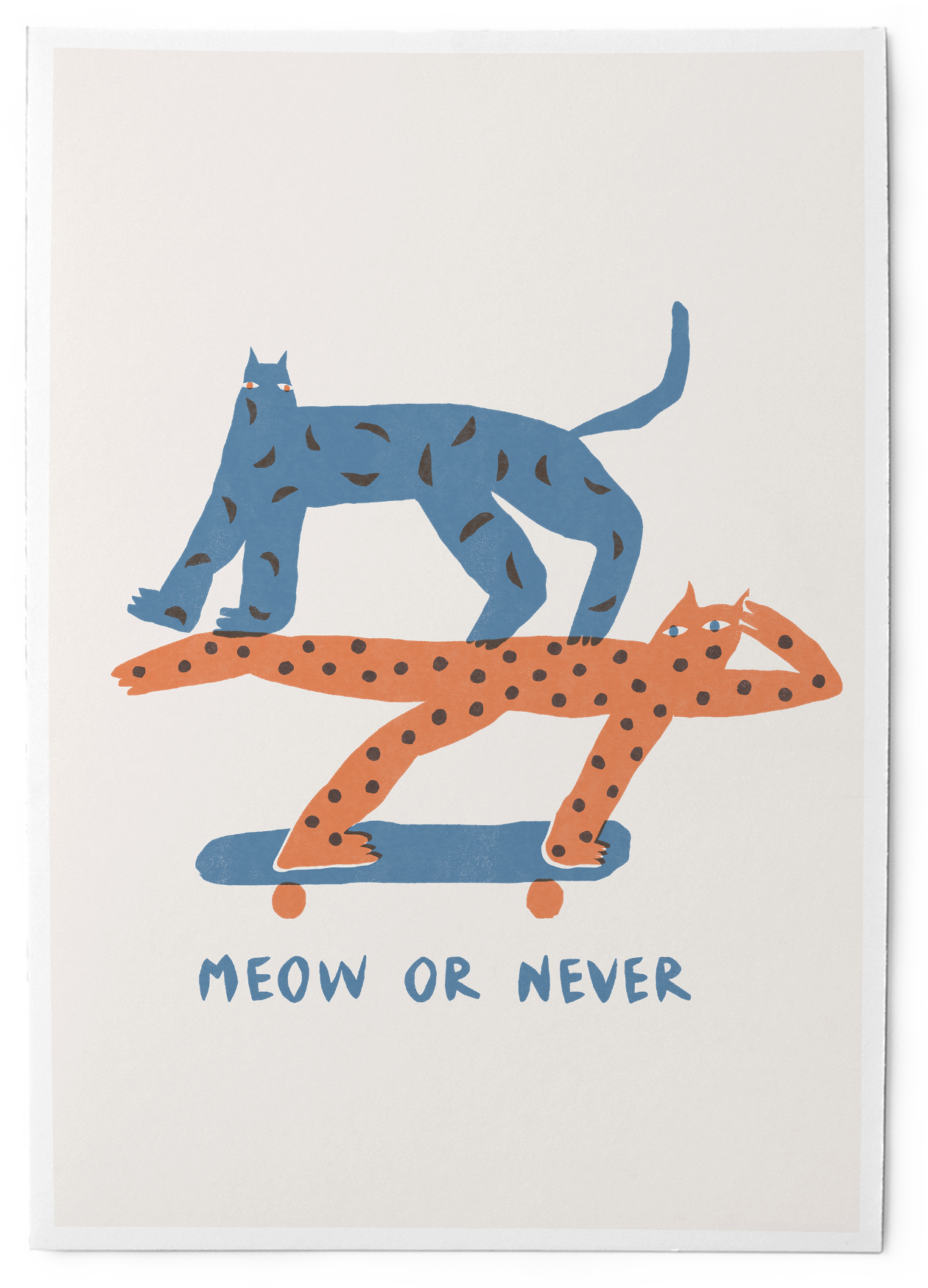 Meow or Never - Art Print