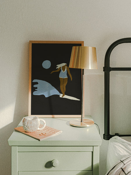 Moon rider - Art Print