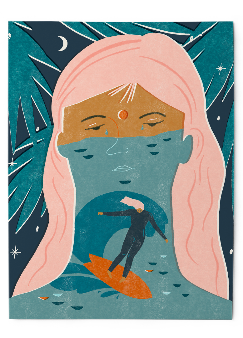 My forever medicine and joy - Art Print