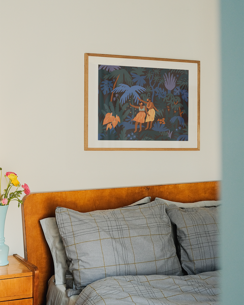 Night Jungle Dancers - Art Print