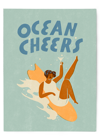 Ocean Cheers - Art Print