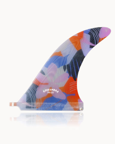 All round Fin 9.5 -  Hawaiian flower