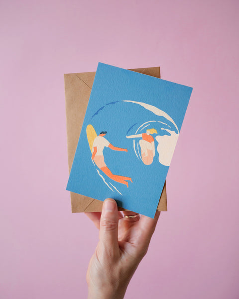 Wave lovers - Card