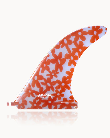All round Fin 9.5" - Flower power