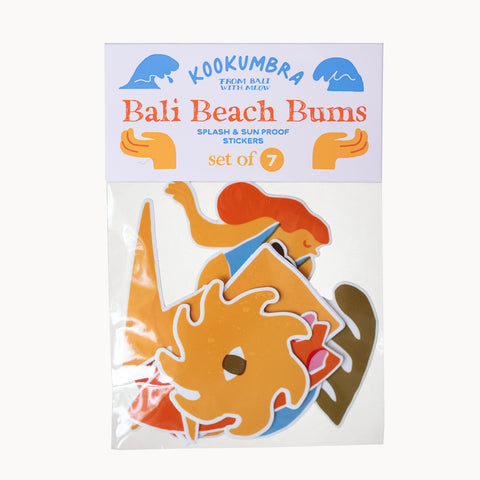 Bali beach bums — Stickers set of 7