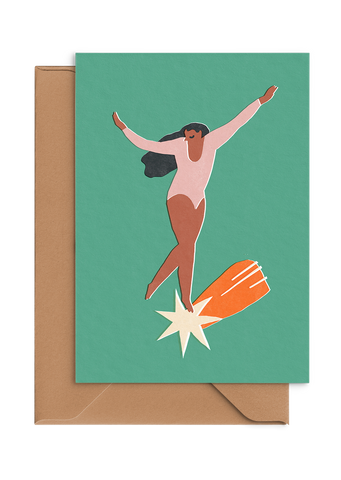 Reach for the star - Card