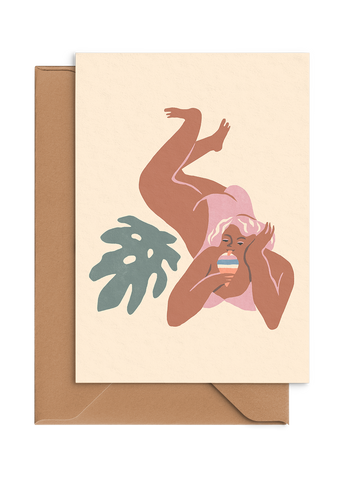 Shaved Ice Girl - Card