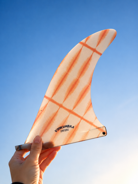All-Round Fin 10"-  Shibori Coral