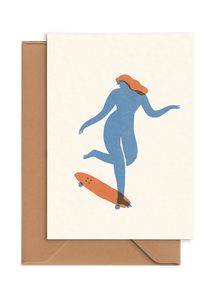 Skate girl - Card