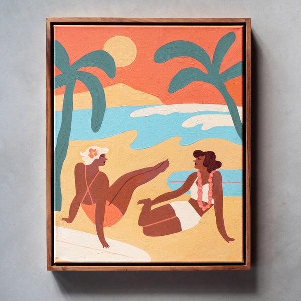 Sunset Chat - Original Painting