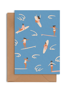Surf girls - Card