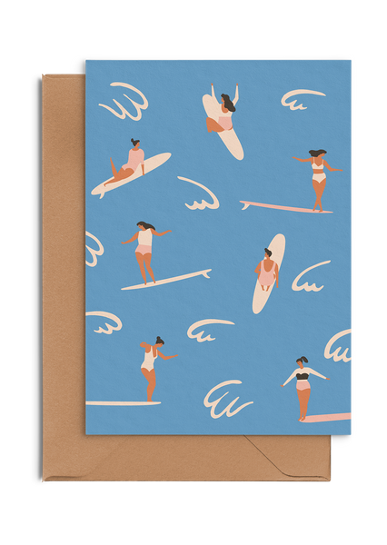 Surf girls - Card