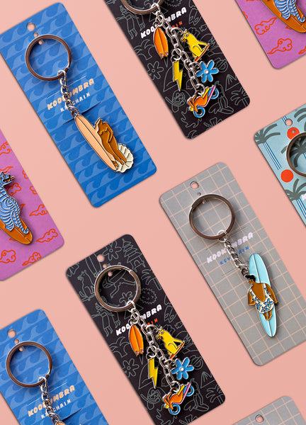 Twin Fin keychain