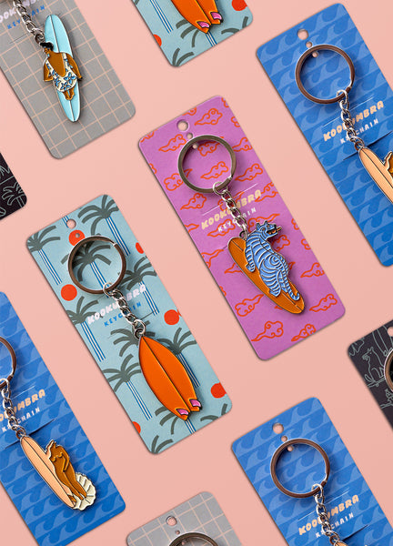 Beach Bums Keychain