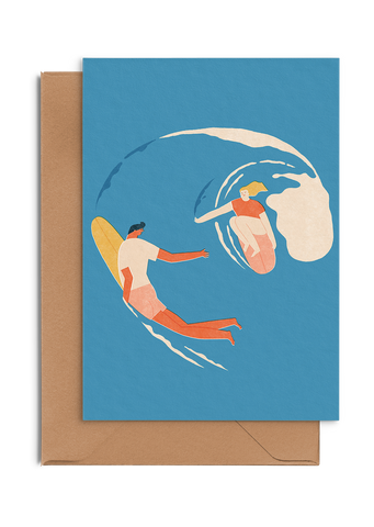 Wave lovers - Card