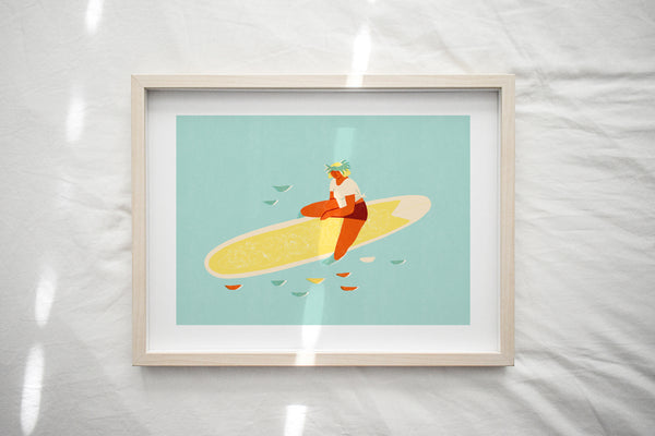 Aloha girl - Art Print
