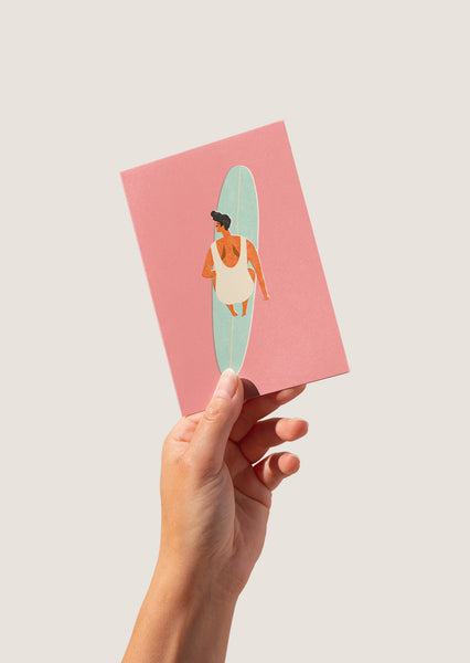 Cotton candy girl - Card