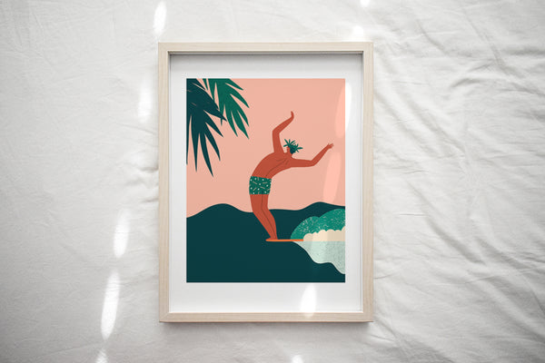 Go with the flow - Art Print