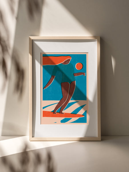 Play with the sun - Art Print