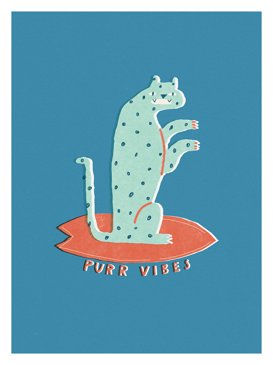 Purr vibes - Art Print