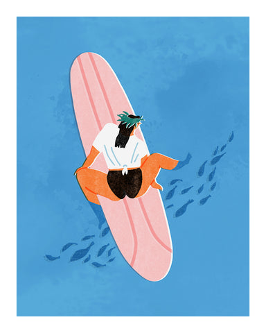 Queens girl - Art Print
