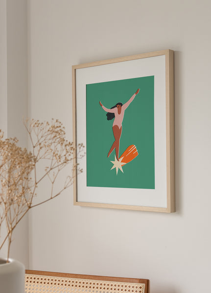 Reach for the stars- Art Print