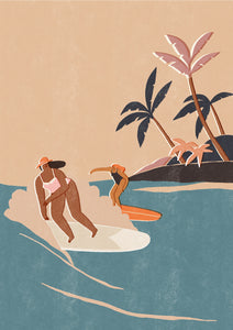 Fun days - Art Print